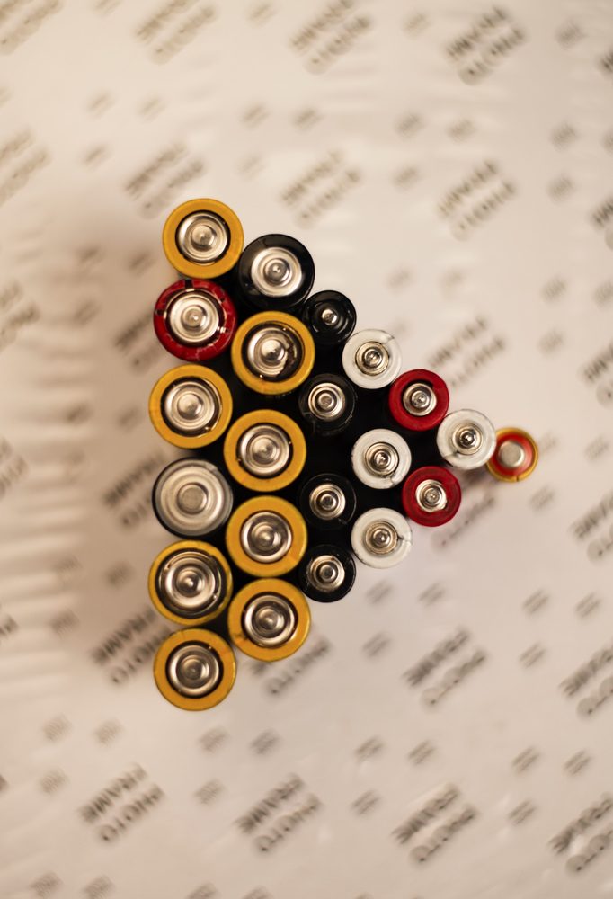 Batterier med olika former
